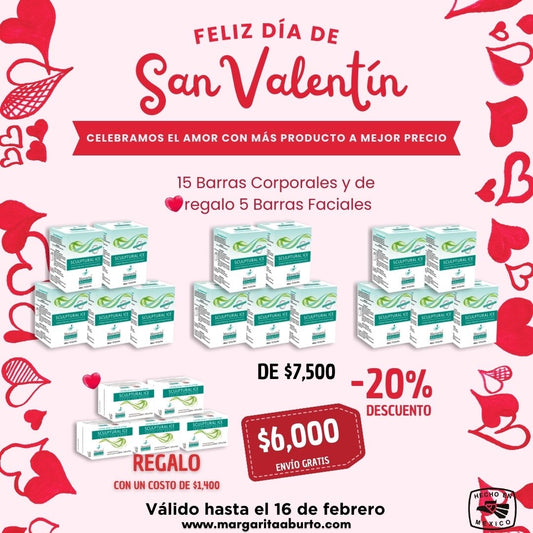 15 barras corporales + 5 barras faciales de regalo