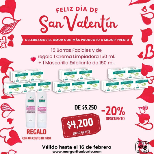 15 barras faciales + regalo